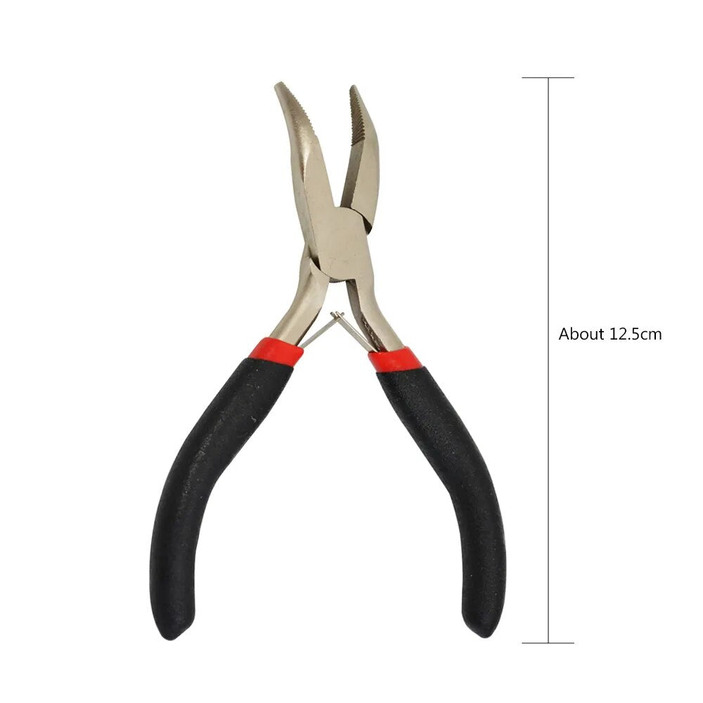 Angled Pliers with Black Handle