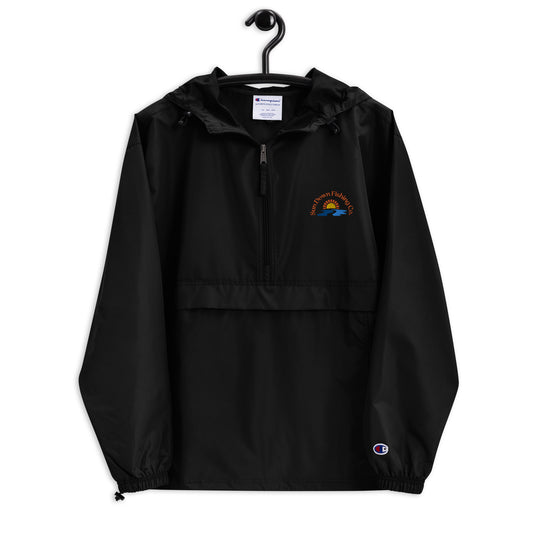 Sun Down Fishing Co. Embroidered Packable Jacket