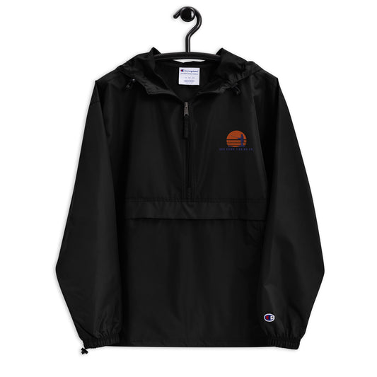 Sunset Strike Embroidered Packable Jacket