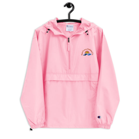 Sun Down Fishing Co. Embroidered Packable Jacket