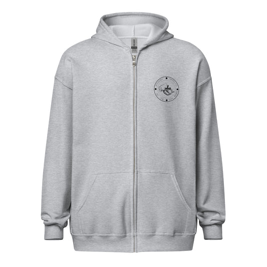 No Tail Left Behind Zip Hoodie