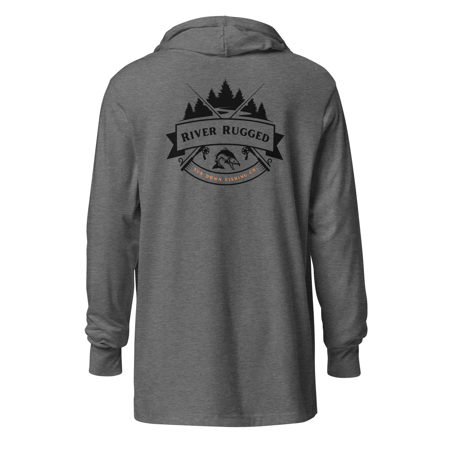 River Rugged Hooded Long-Sleeve Tee