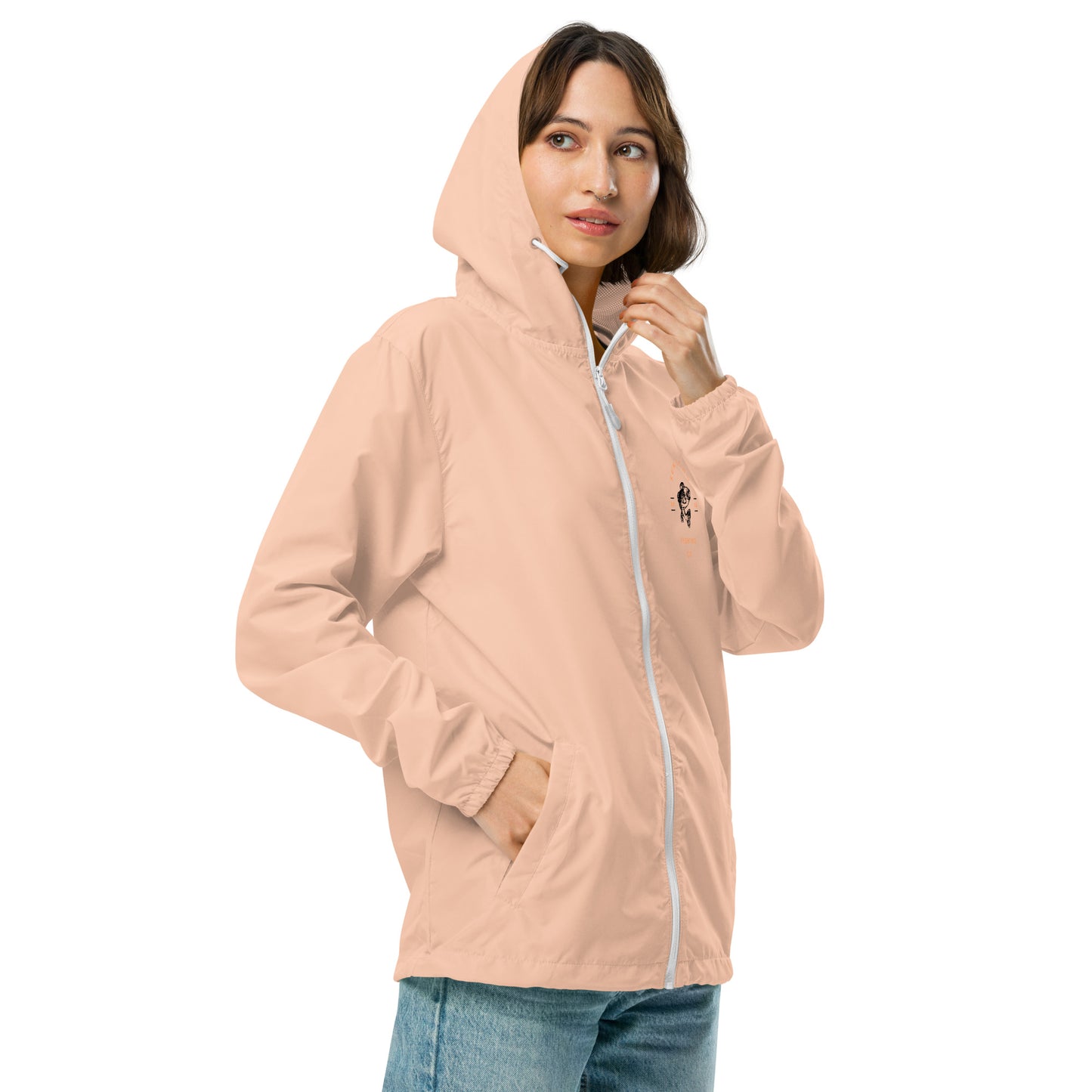 Lucky Strike Lightweight Zip Up Windbreaker