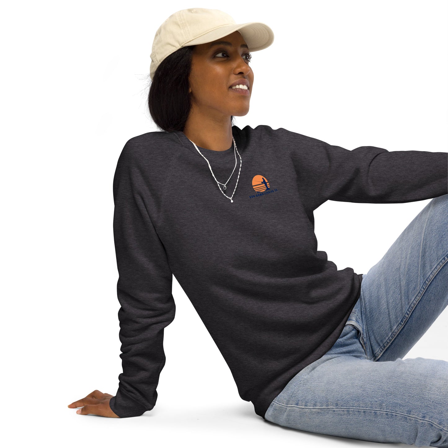 Sunset Strike Organic Raglan Sweatshirt