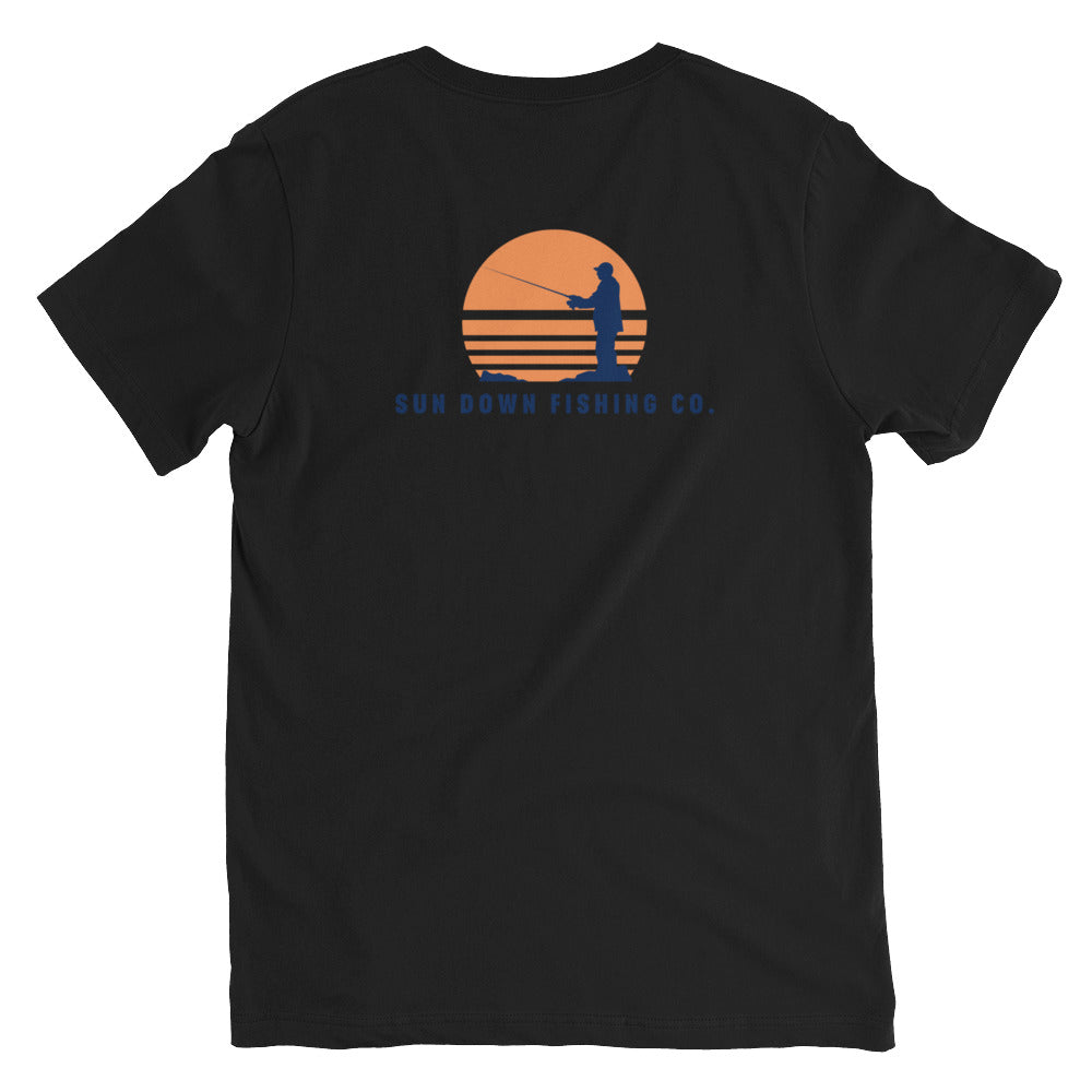 Sunset Strike Short Sleeve V-Neck T-Shirt