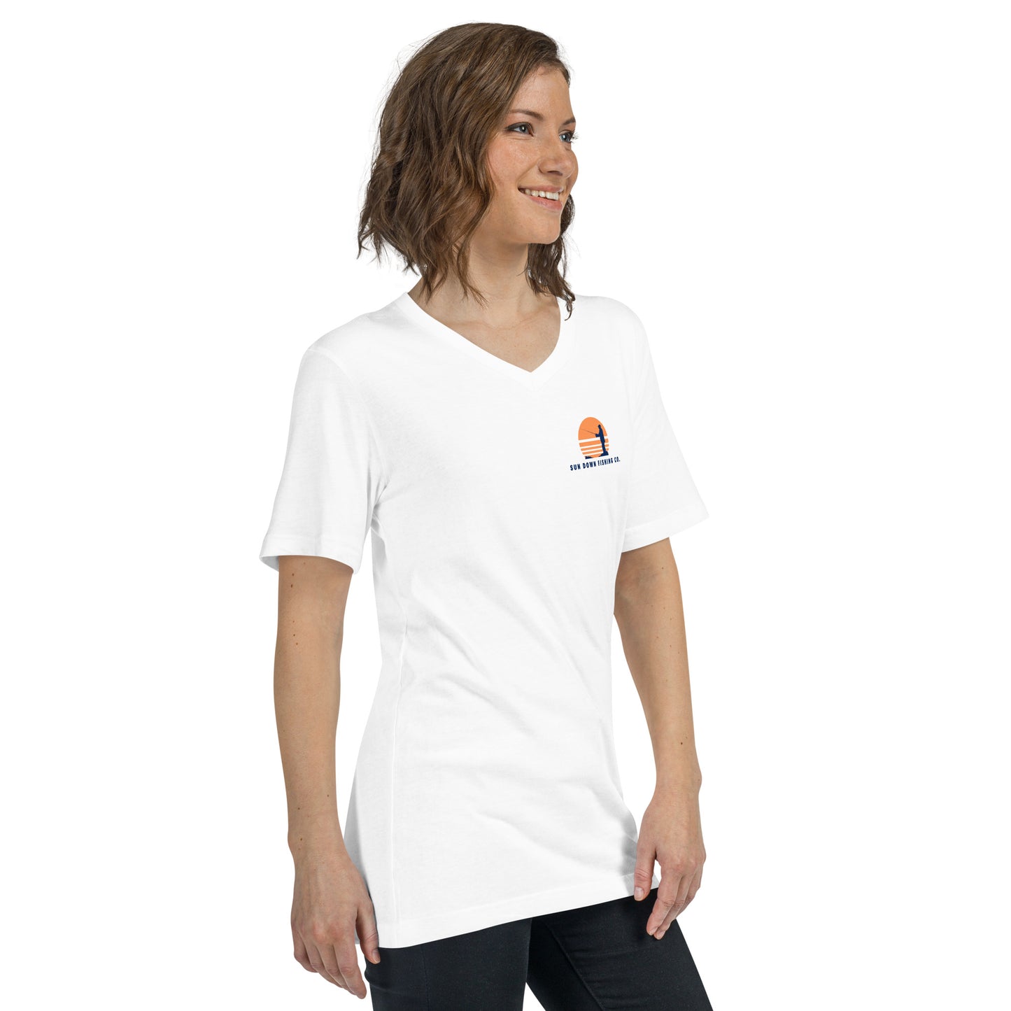 Sunset Strike Short Sleeve V-Neck T-Shirt