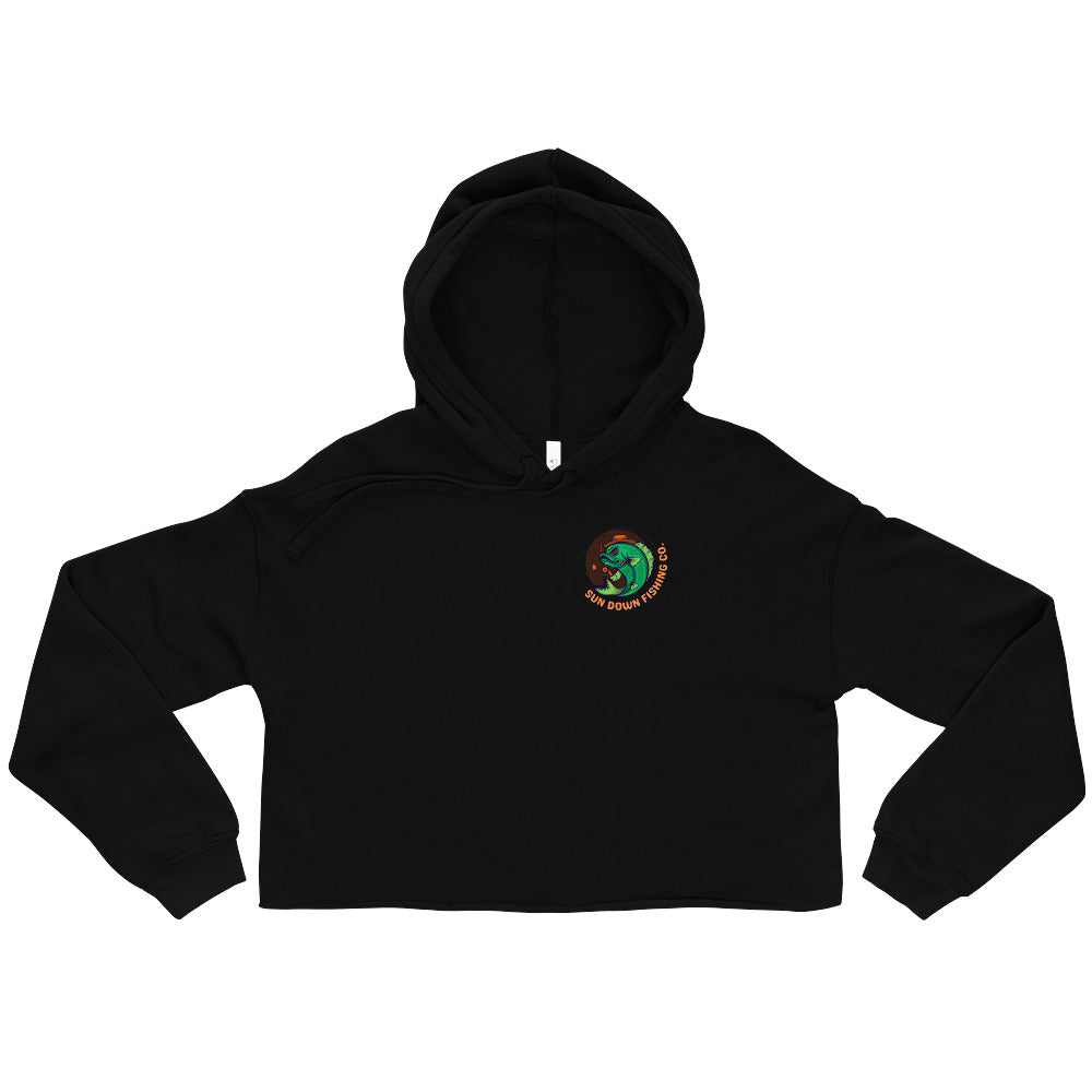 Angry Bass Cropped Hoodie