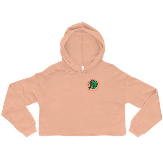 Angry Bass Cropped Hoodie