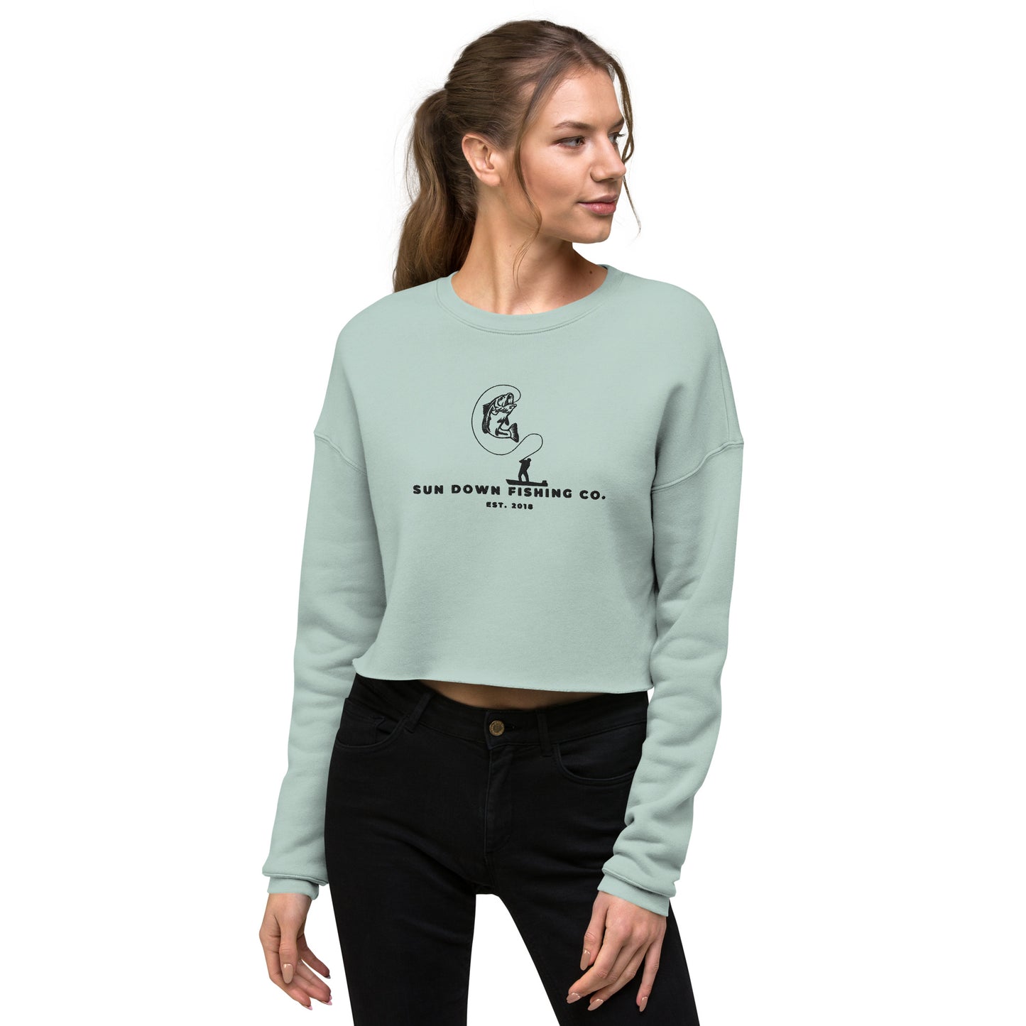 Fly-Line Crop Sweatshirt