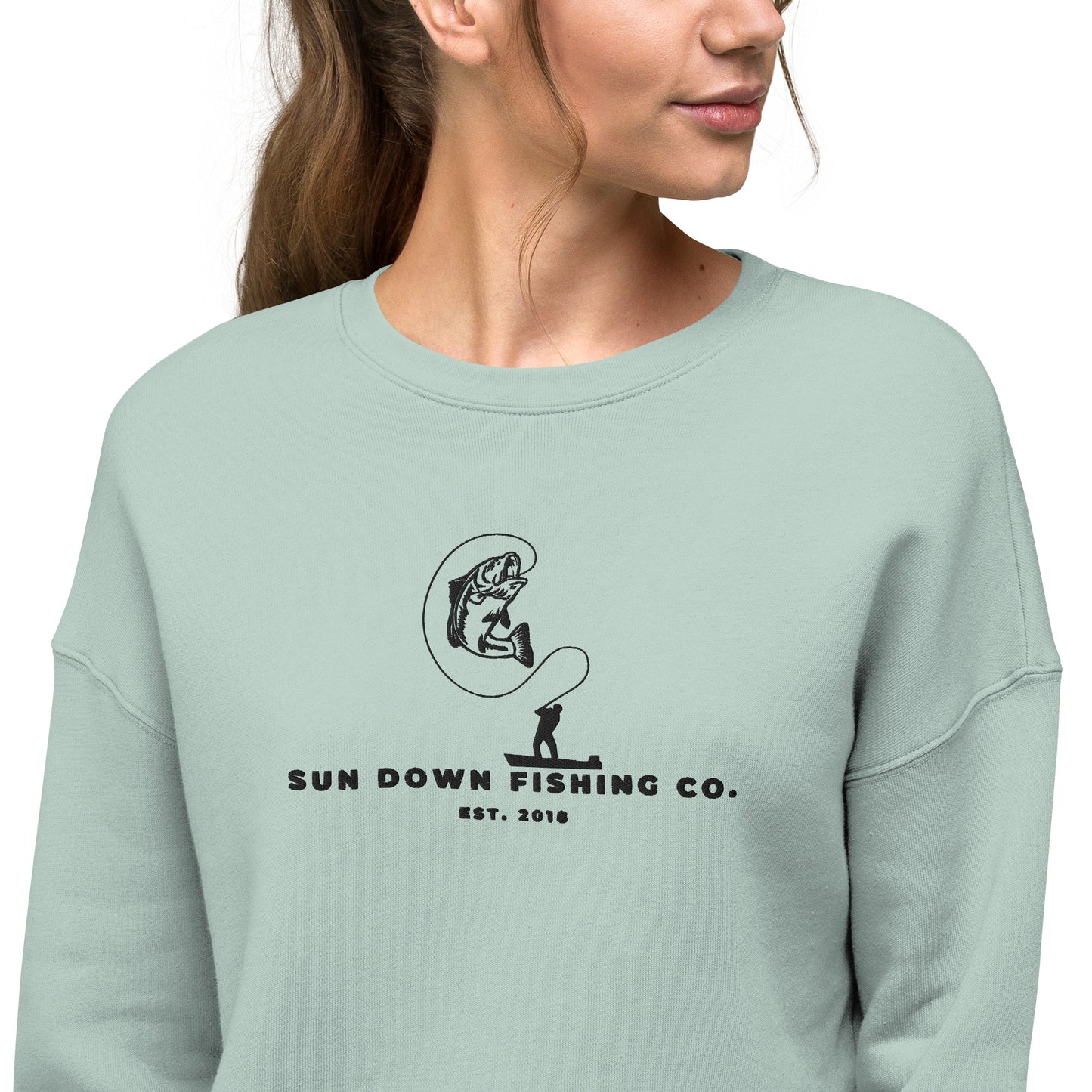 Fly-Line Crop Sweatshirt