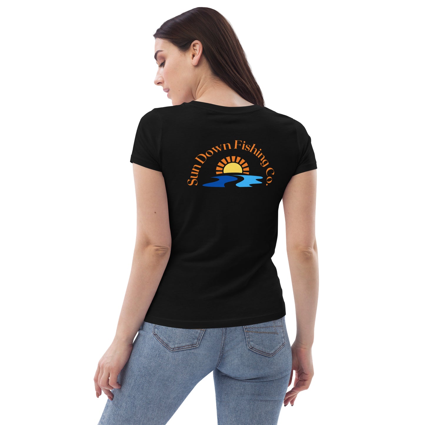 Sun Down Fishing Co. Fitted T-shirt