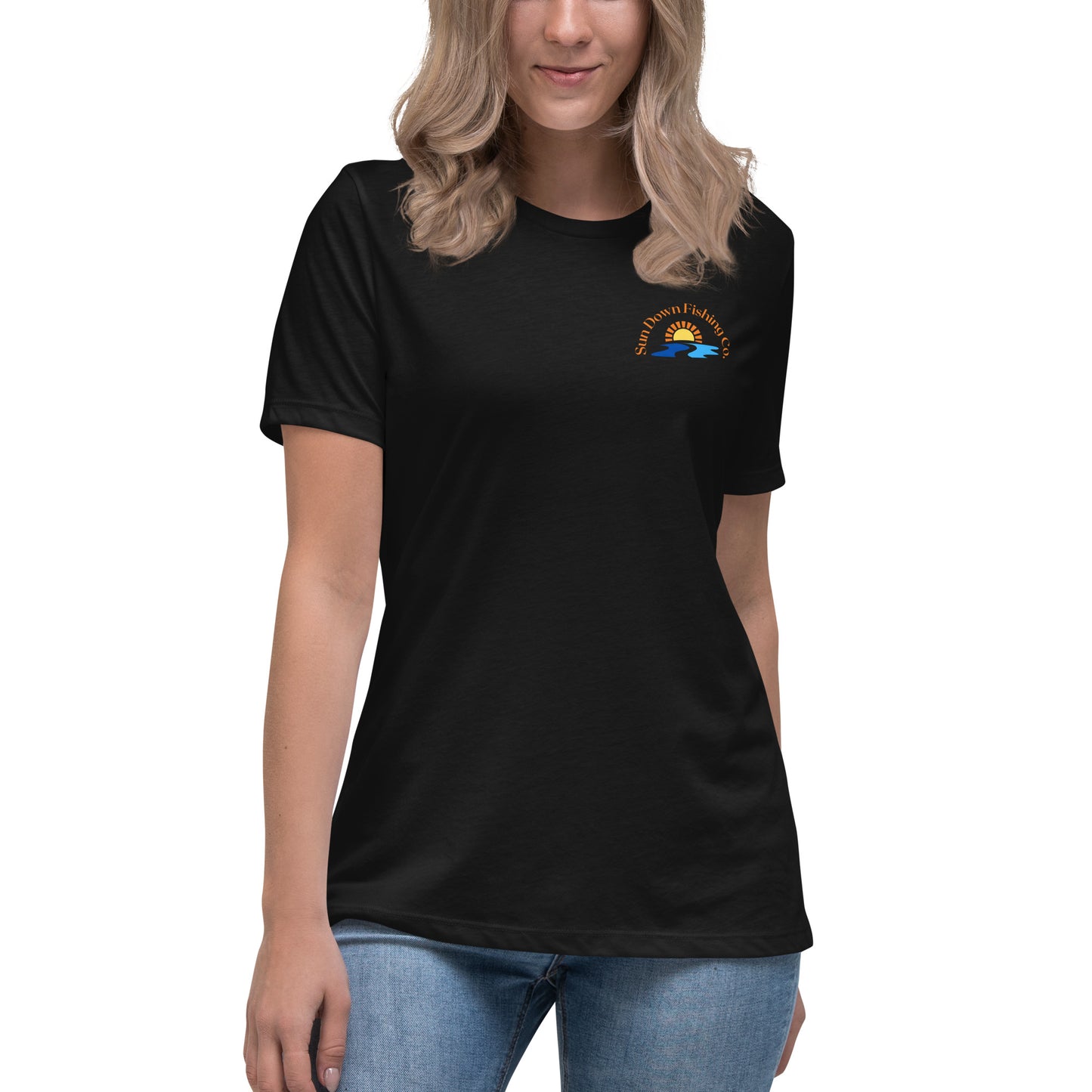 Sun Down Fishing Co. Women's Relaxed T-Shirt